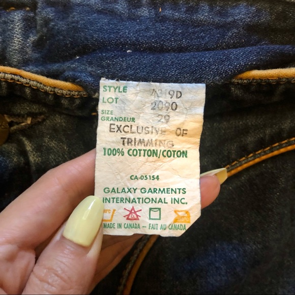 [Sold]Fancy Ass Vintage 80’s Blue High rise Jeans - Picture 5 of 10